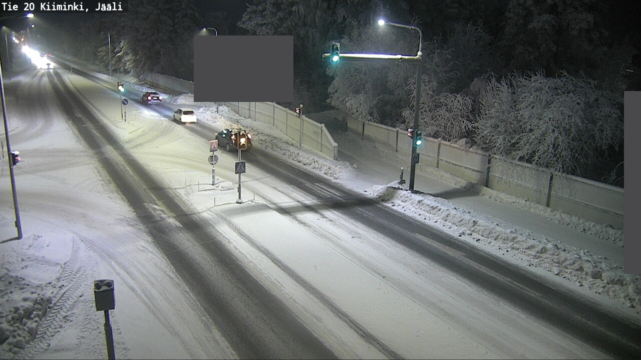 Weather Camera Image Väg 20 Uleåborg Kiiminki, Jääli, Oulu, Pohjois-Pohjanmaa