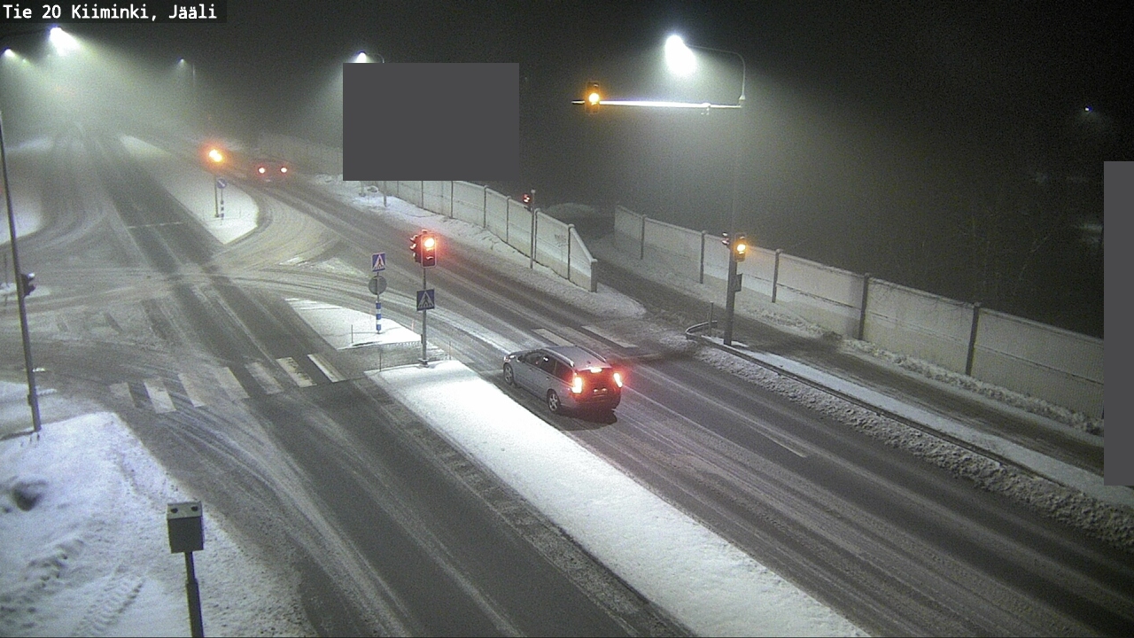 Weather Camera Image Road 20 Oulu Kiiminki, Jääli, Oulu, Pohjois-Pohjanmaa
