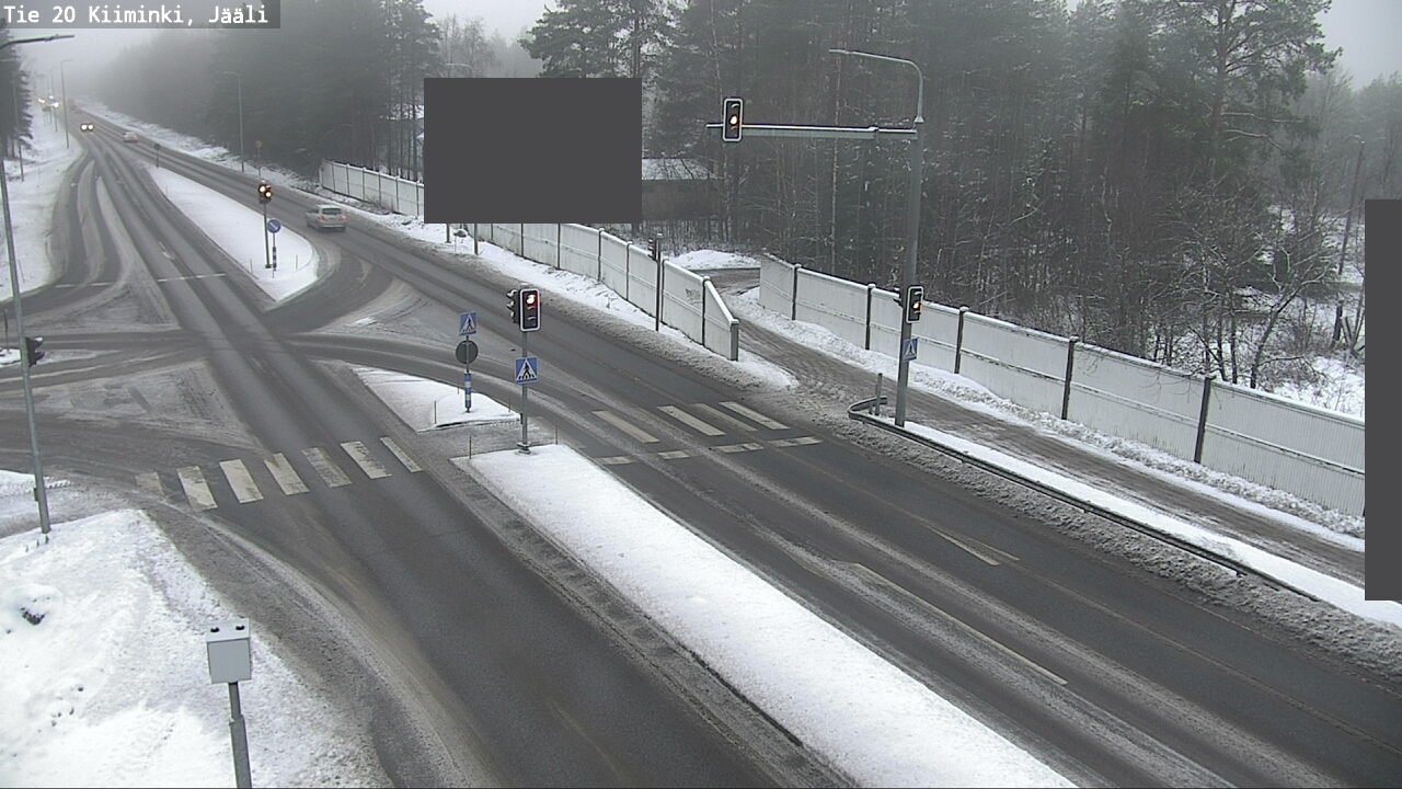 Weather Camera Image Väg 20 Uleåborg Kiiminki, Jääli, Oulu, Pohjois-Pohjanmaa
