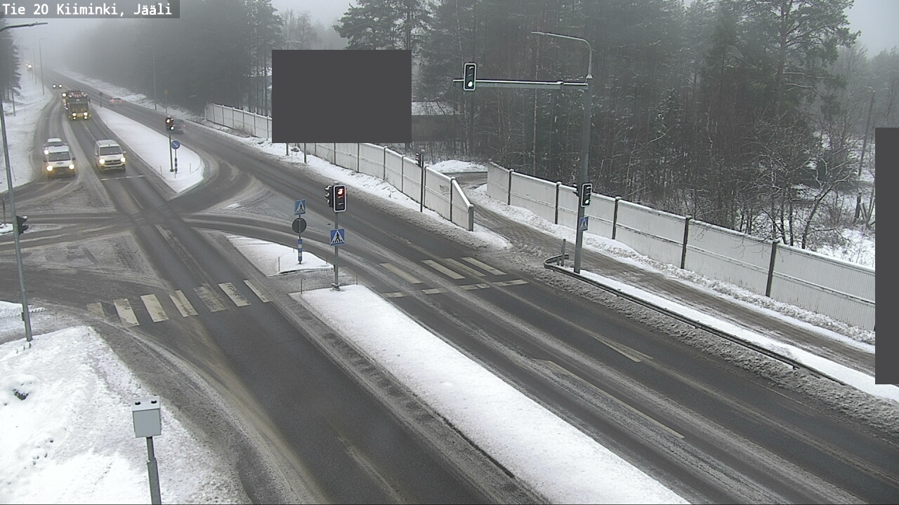 Weather Camera Image Road 20 Oulu Kiiminki, Jääli, Oulu, Pohjois-Pohjanmaa