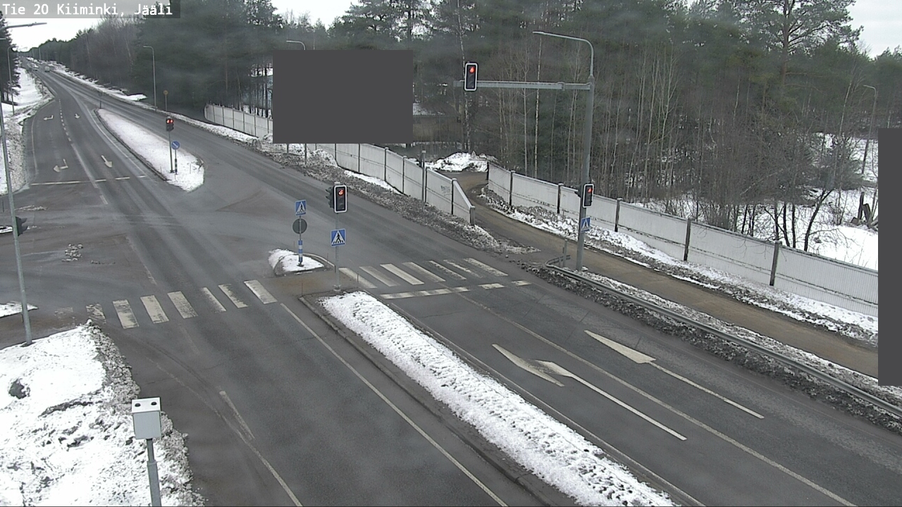Weather Camera Image Väg 20 Uleåborg Kiiminki, Jääli, Oulu, Pohjois-Pohjanmaa