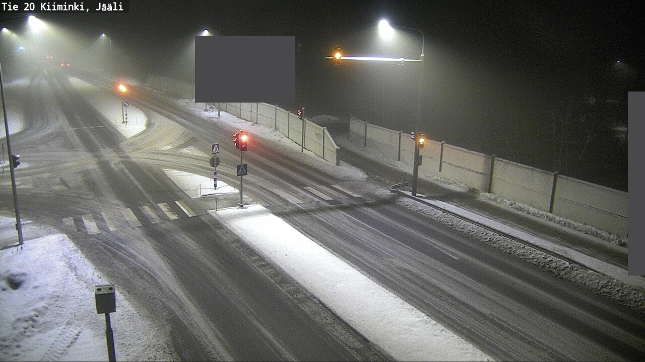 Weather Camera Image Road 20 Oulu Kiiminki, Jääli, Oulu, Pohjois-Pohjanmaa