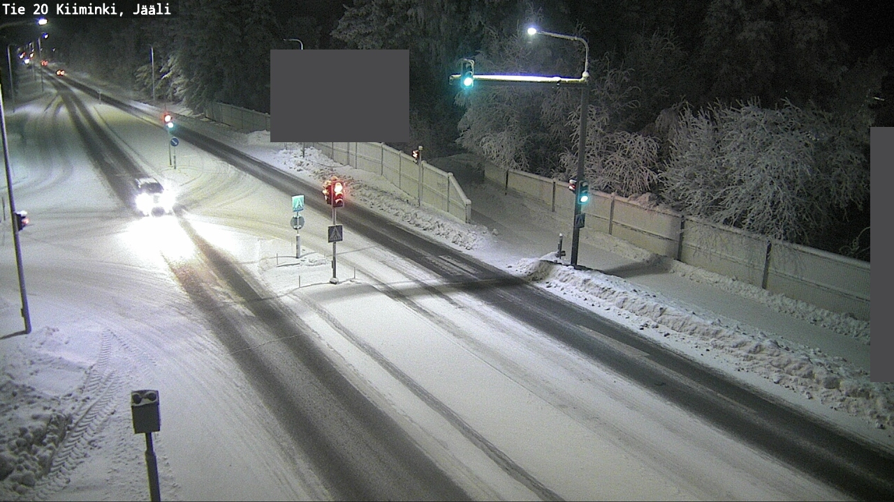 Weather Camera Image Väg 20 Uleåborg Kiiminki, Jääli, Oulu, Pohjois-Pohjanmaa