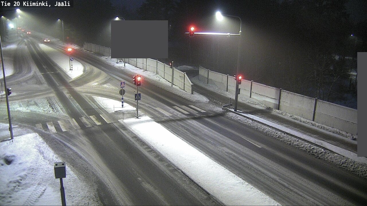 Weather Camera Image Road 20 Oulu Kiiminki, Jääli, Oulu, Pohjois-Pohjanmaa
