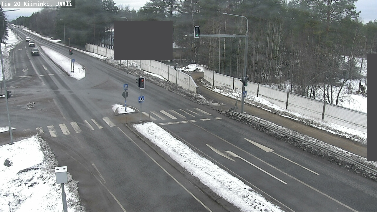 Weather Camera Image Road 20 Oulu Kiiminki, Jääli, Oulu, Pohjois-Pohjanmaa