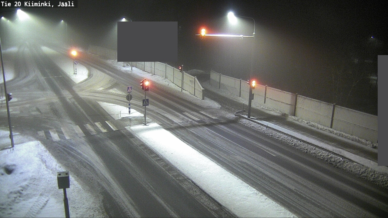 Weather Camera Image Road 20 Oulu Kiiminki, Jääli, Oulu, Pohjois-Pohjanmaa