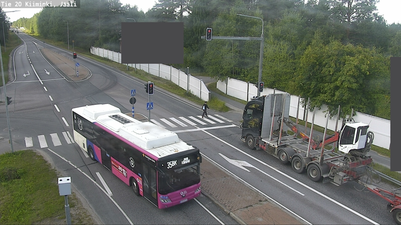 Weather Camera Image Väg 20 Uleåborg Kiiminki, Jääli, Oulu, Pohjois-Pohjanmaa