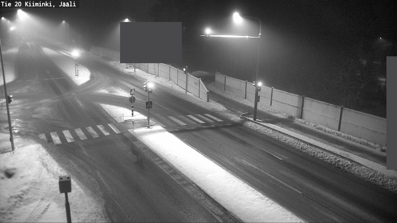 Weather Camera Image Road 20 Oulu Kiiminki, Jääli, Oulu, Pohjois-Pohjanmaa