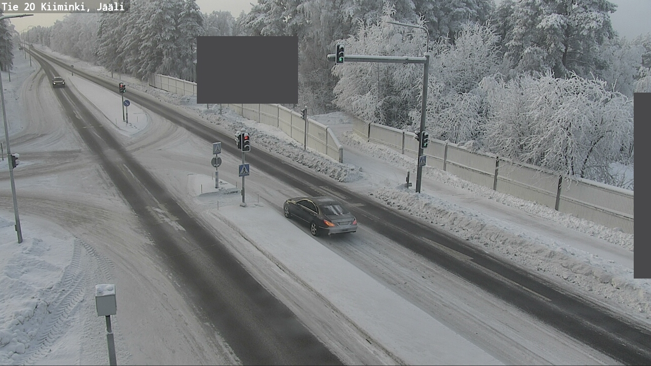 Weather Camera Image Väg 20 Uleåborg Kiiminki, Jääli, Oulu, Pohjois-Pohjanmaa