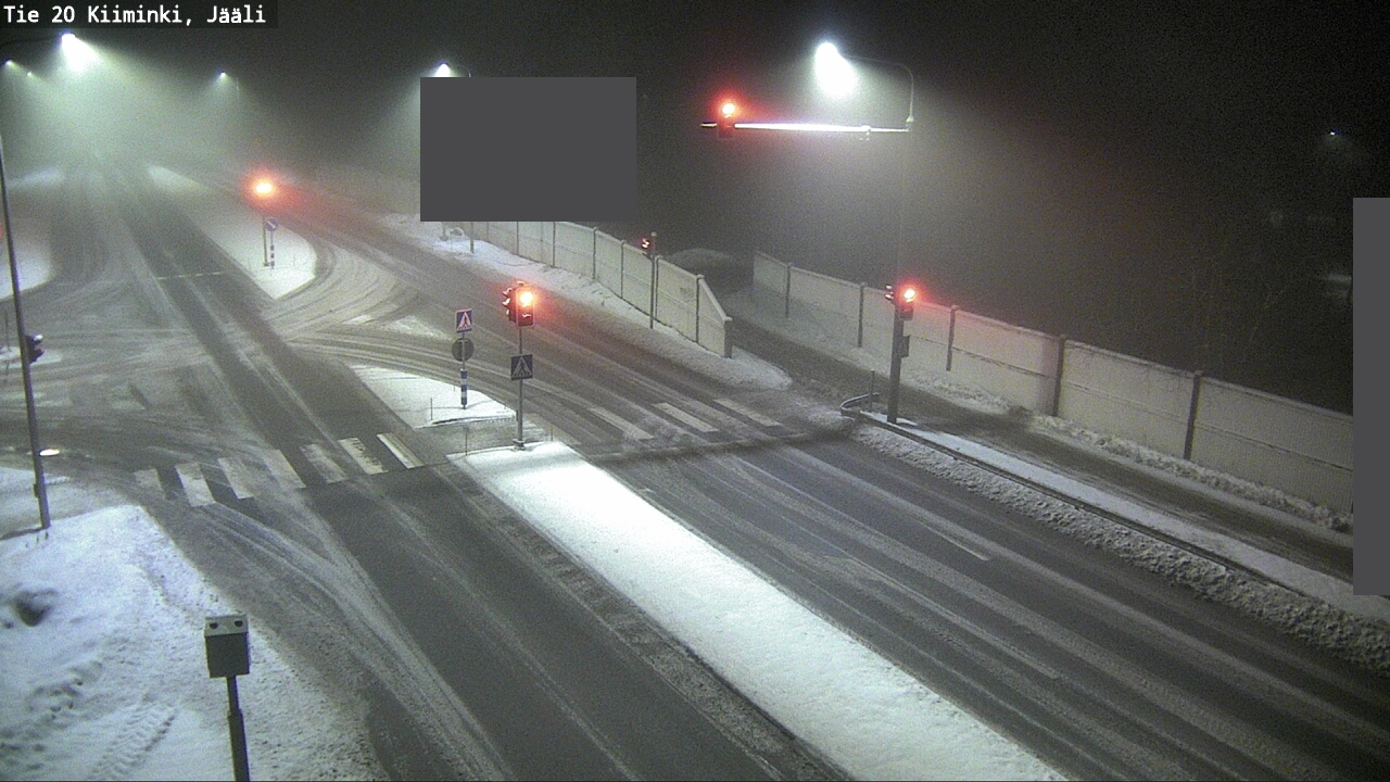 Weather Camera Image Road 20 Oulu Kiiminki, Jääli, Oulu, Pohjois-Pohjanmaa