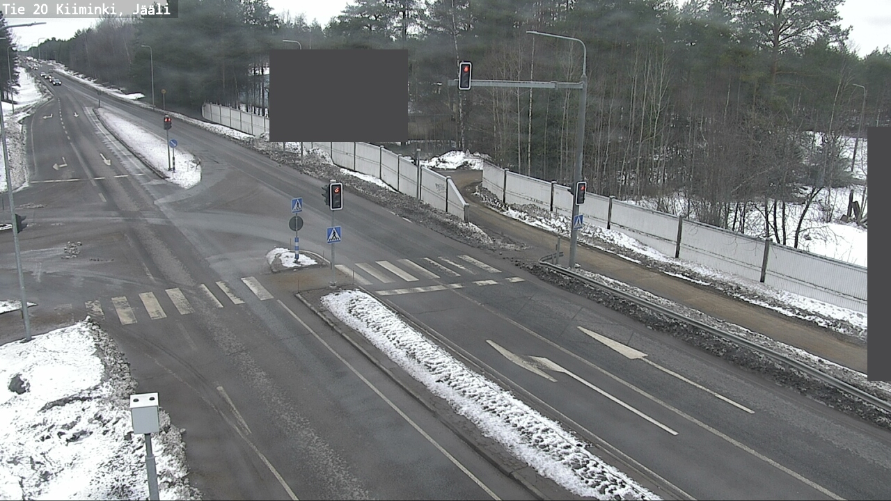 Weather Camera Image Road 20 Oulu Kiiminki, Jääli, Oulu, Pohjois-Pohjanmaa
