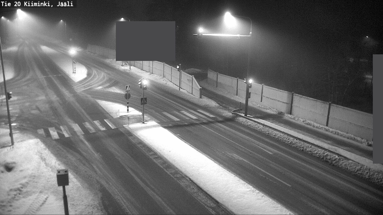 Weather Camera Image Road 20 Oulu Kiiminki, Jääli, Oulu, Pohjois-Pohjanmaa