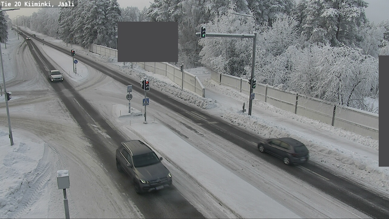 Weather Camera Image Väg 20 Uleåborg Kiiminki, Jääli, Oulu, Pohjois-Pohjanmaa