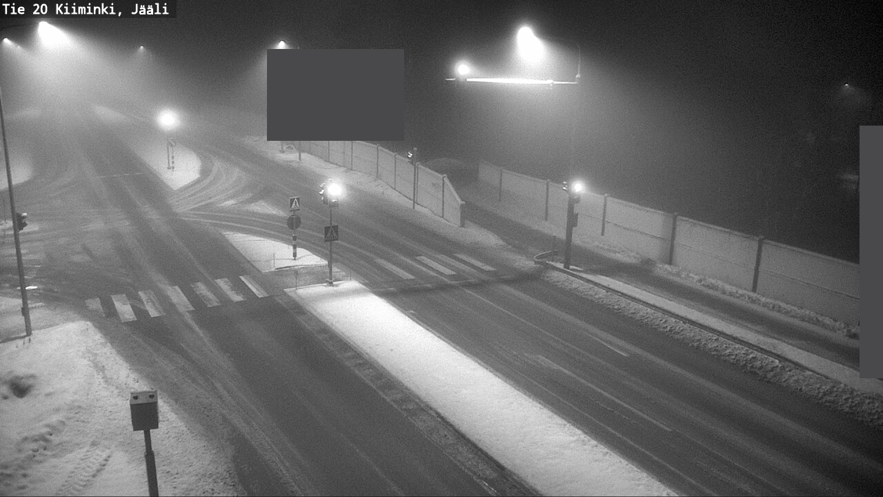 Weather Camera Image Road 20 Oulu Kiiminki, Jääli, Oulu, Pohjois-Pohjanmaa