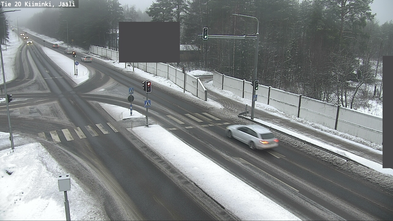 Weather Camera Image Väg 20 Uleåborg Kiiminki, Jääli, Oulu, Pohjois-Pohjanmaa