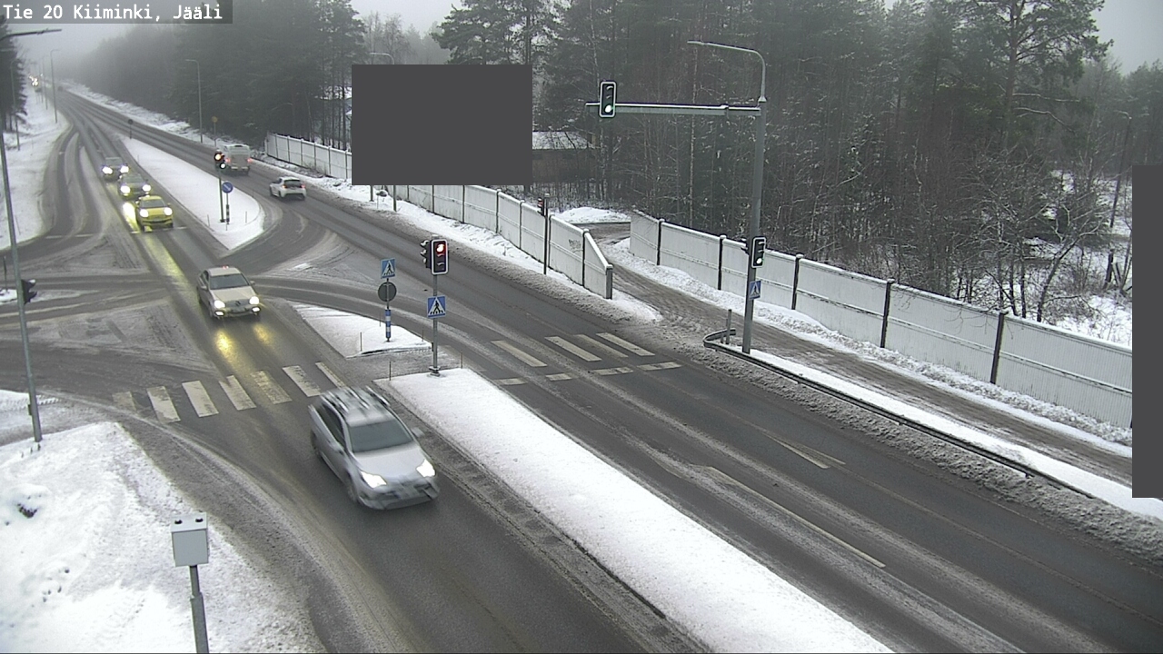 Weather Camera Image Väg 20 Uleåborg Kiiminki, Jääli, Oulu, Pohjois-Pohjanmaa