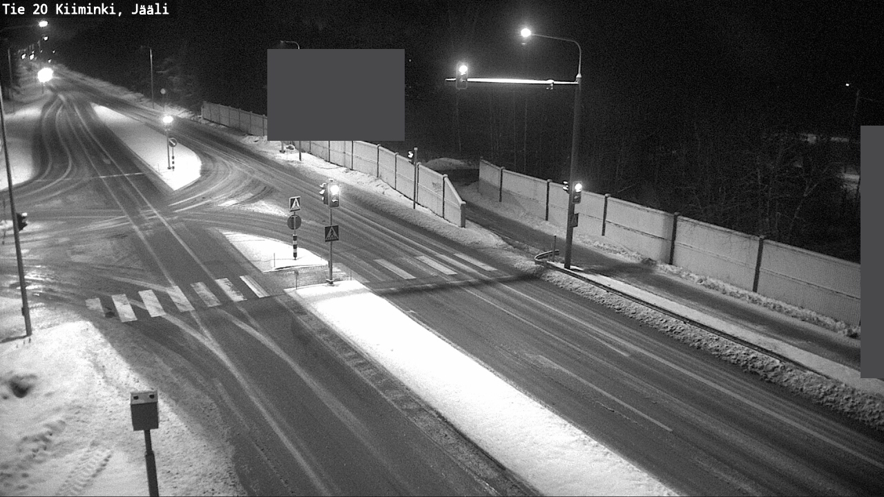Weather Camera Image Road 20 Oulu Kiiminki, Jääli, Oulu, Pohjois-Pohjanmaa