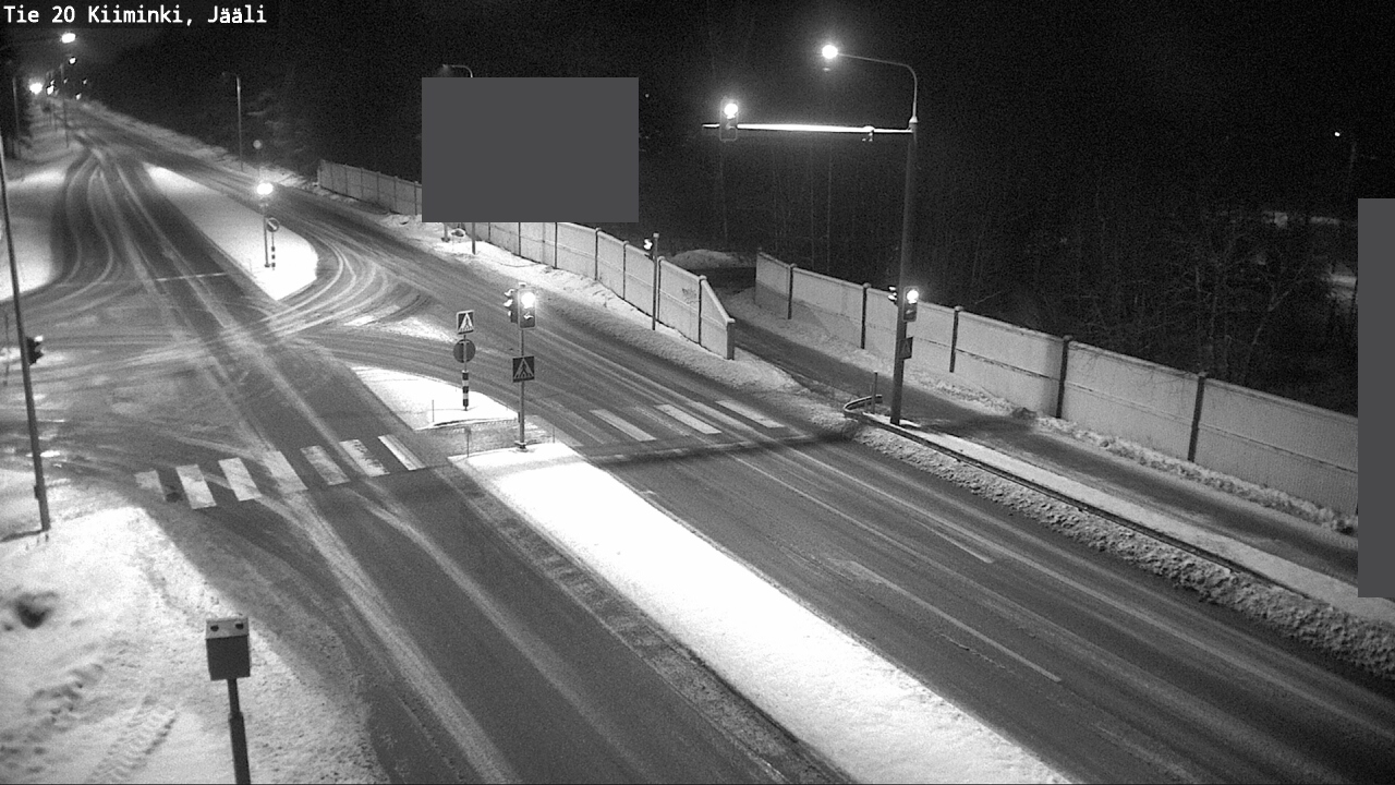 Weather Camera Image Road 20 Oulu Kiiminki, Jääli, Oulu, Pohjois-Pohjanmaa