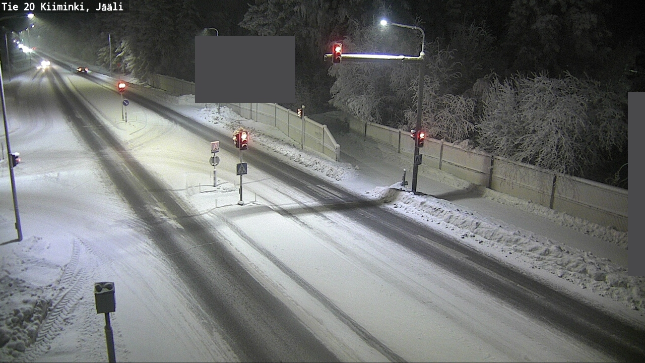 Weather Camera Image Väg 20 Uleåborg Kiiminki, Jääli, Oulu, Pohjois-Pohjanmaa