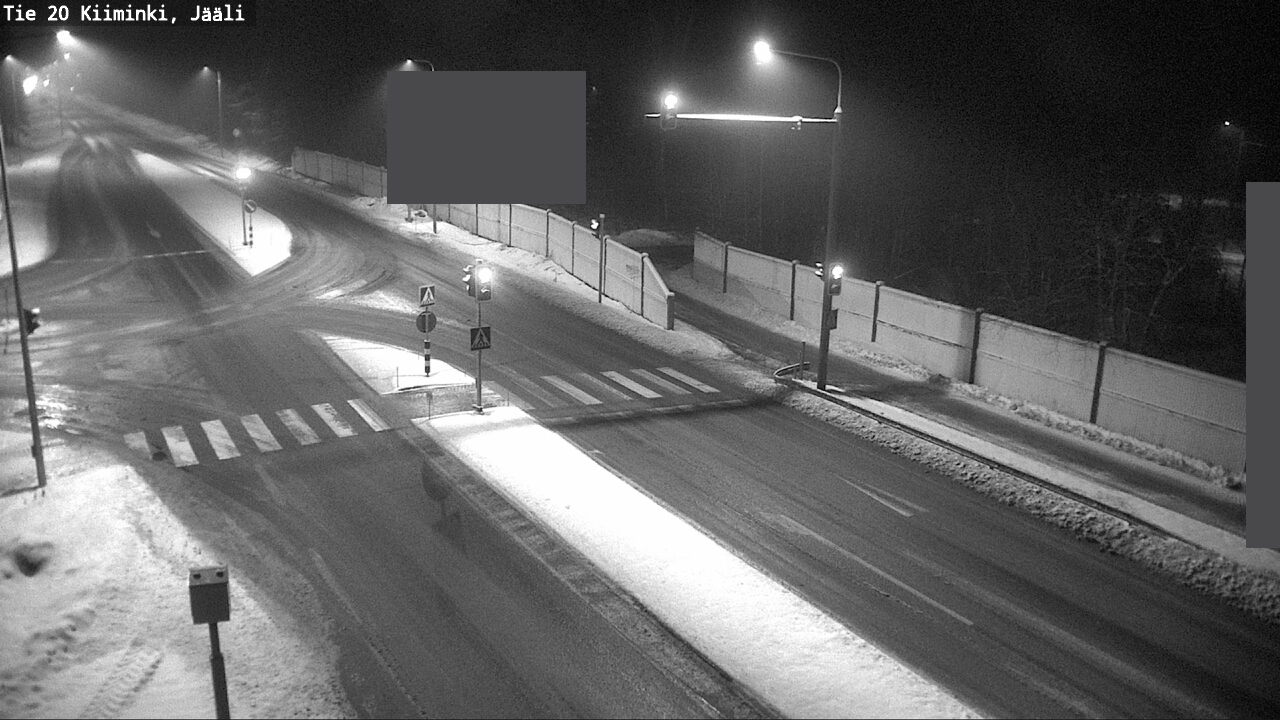 Weather Camera Image Road 20 Oulu Kiiminki, Jääli, Oulu, Pohjois-Pohjanmaa