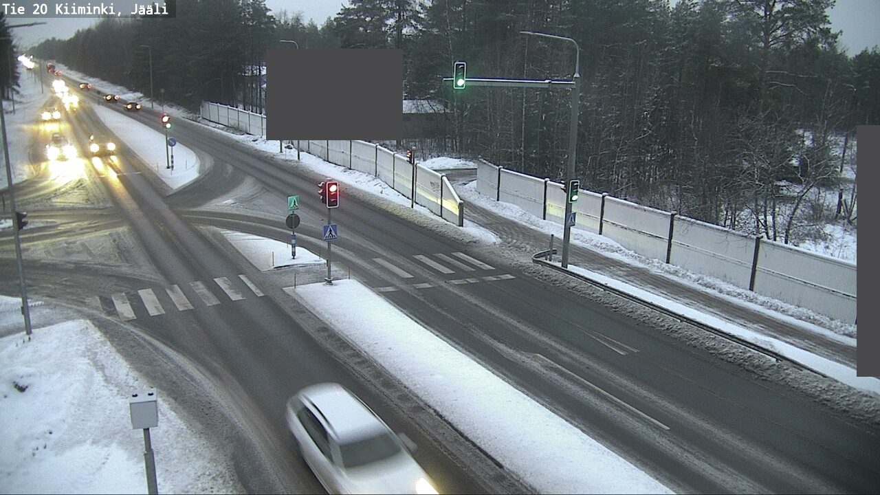 Weather Camera Image Väg 20 Uleåborg Kiiminki, Jääli, Oulu, Pohjois-Pohjanmaa