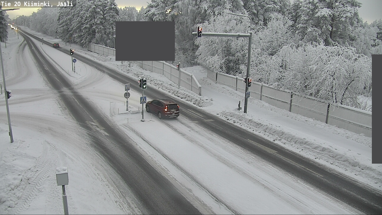 Weather Camera Image Väg 20 Uleåborg Kiiminki, Jääli, Oulu, Pohjois-Pohjanmaa