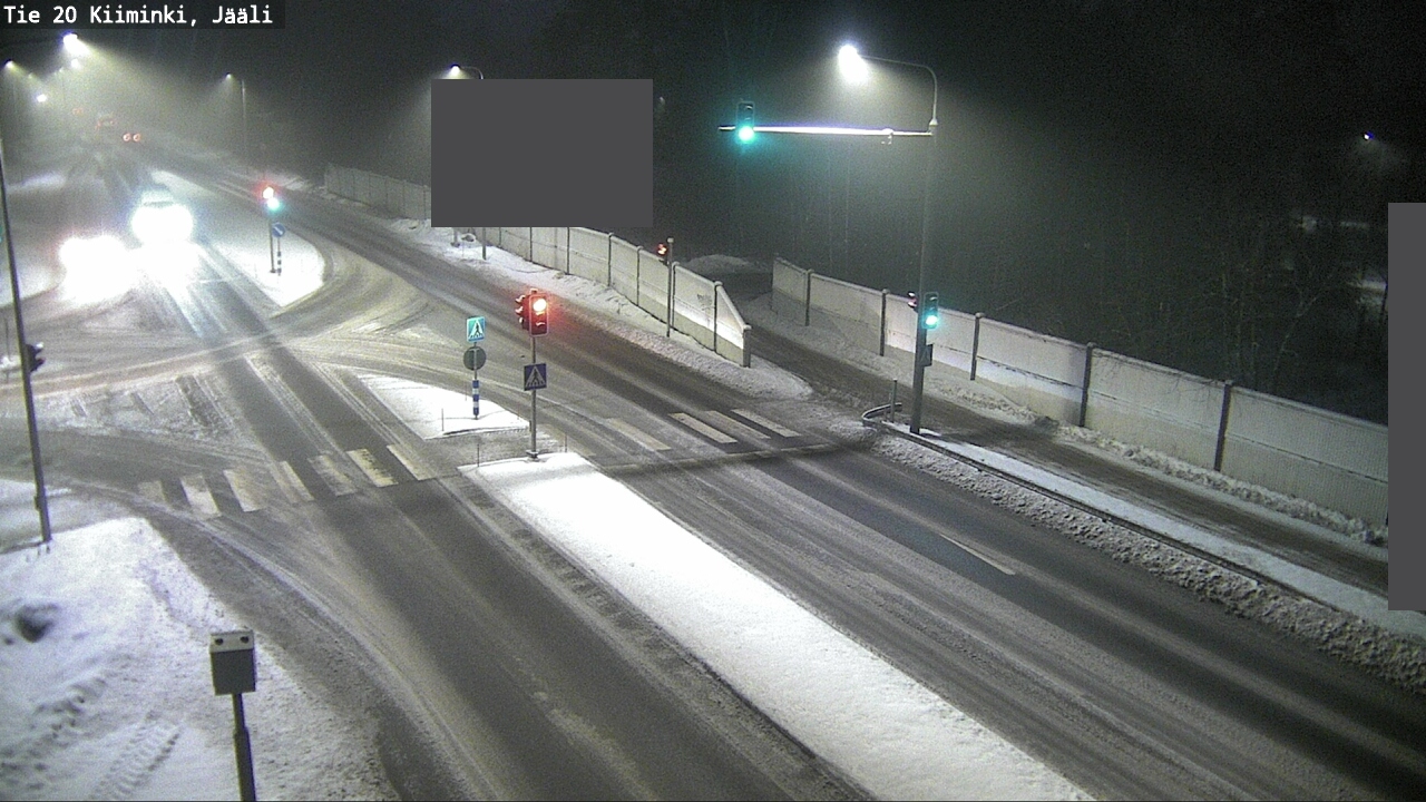 Weather Camera Image Road 20 Oulu Kiiminki, Jääli, Oulu, Pohjois-Pohjanmaa