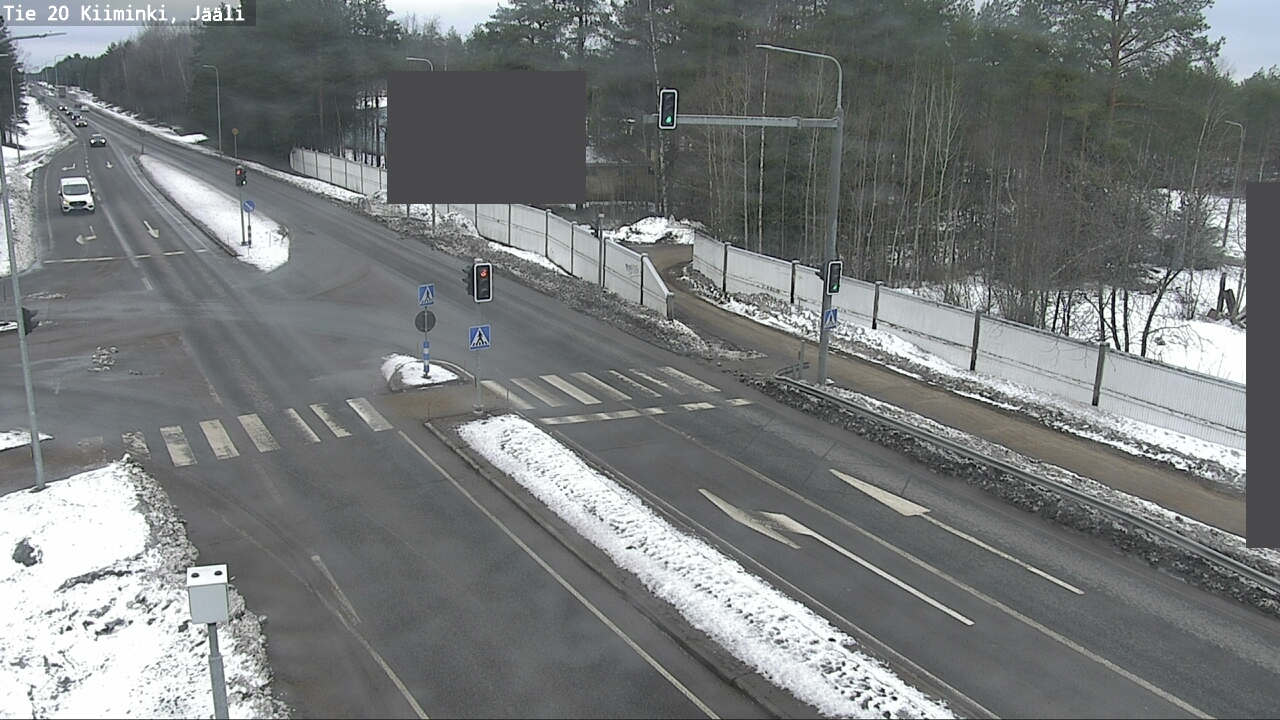 Weather Camera Image Väg 20 Uleåborg Kiiminki, Jääli, Oulu, Pohjois-Pohjanmaa