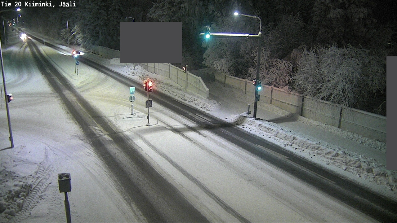Weather Camera Image Väg 20 Uleåborg Kiiminki, Jääli, Oulu, Pohjois-Pohjanmaa