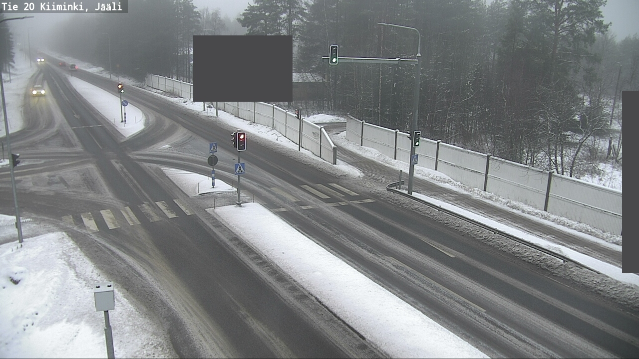 Weather Camera Image Road 20 Oulu Kiiminki, Jääli, Oulu, Pohjois-Pohjanmaa