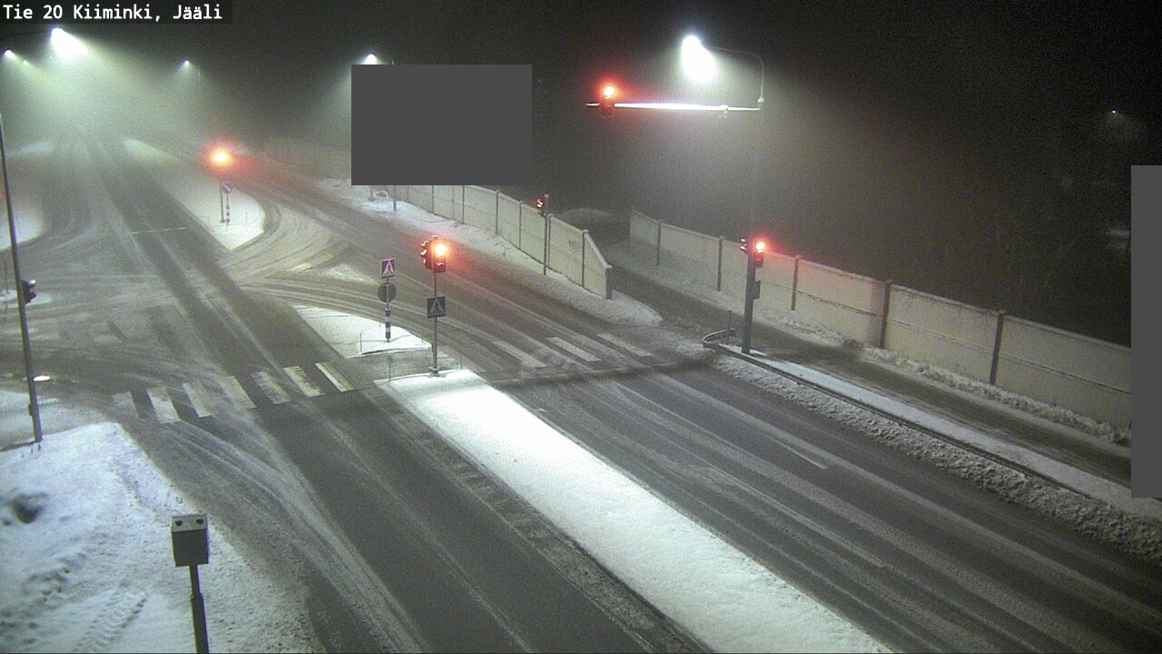 Weather Camera Image Road 20 Oulu Kiiminki, Jääli, Oulu, Pohjois-Pohjanmaa