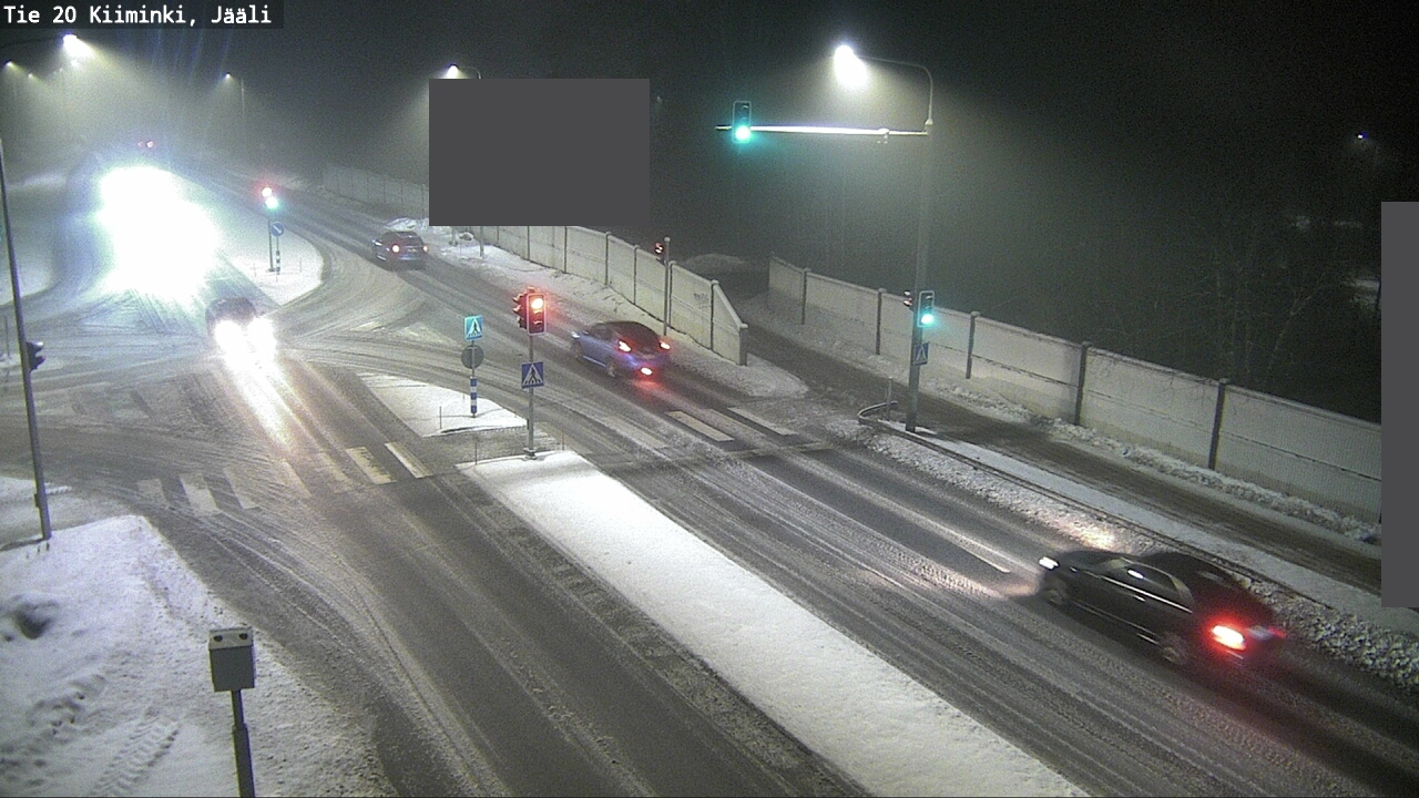 Weather Camera Image Road 20 Oulu Kiiminki, Jääli, Oulu, Pohjois-Pohjanmaa