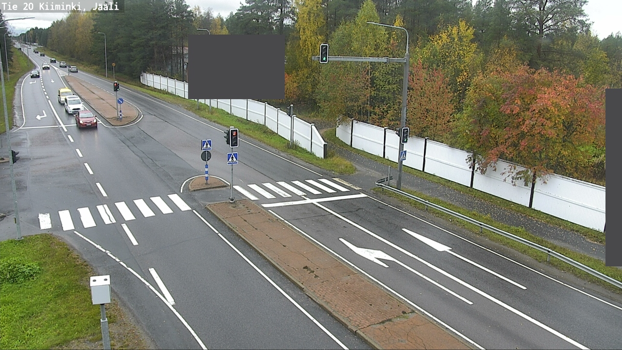 Weather Camera Image Väg 20 Uleåborg Kiiminki, Jääli, Oulu, Pohjois-Pohjanmaa