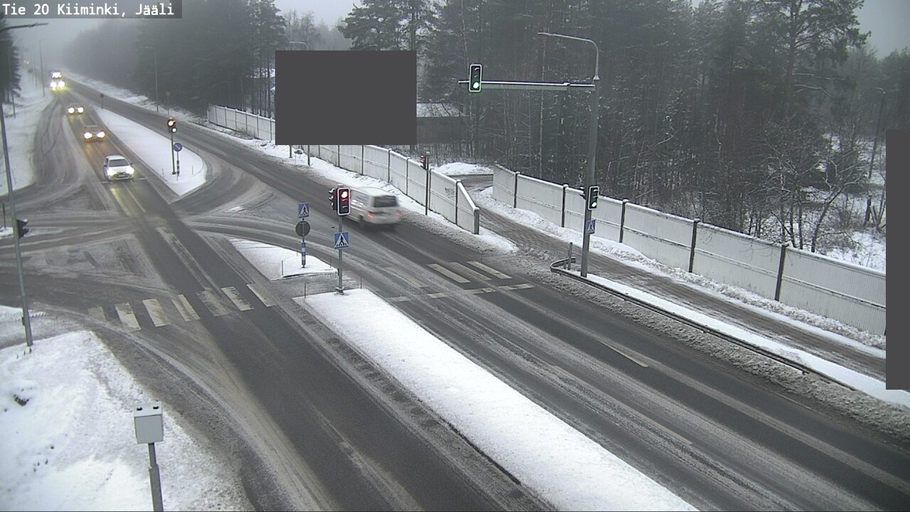 Weather Camera Image Road 20 Oulu Kiiminki, Jääli, Oulu, Pohjois-Pohjanmaa