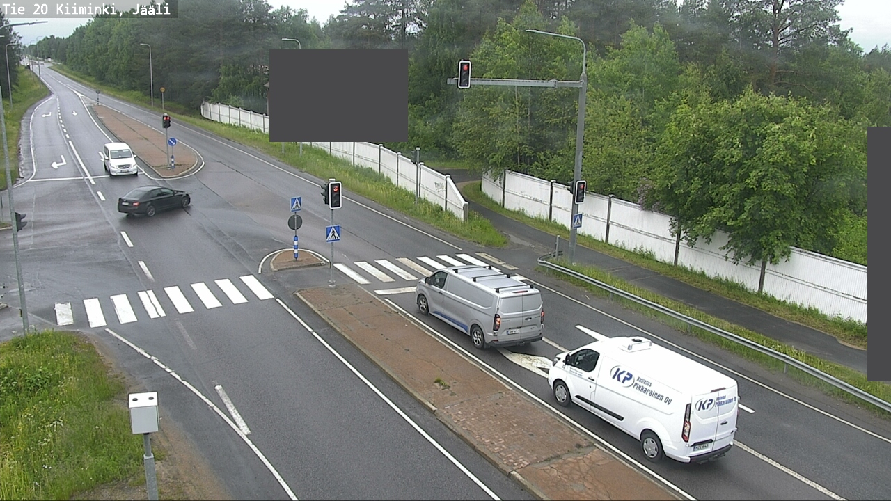 Weather Camera Image Road 20 Oulu Kiiminki, Jääli, Oulu, Pohjois-Pohjanmaa
