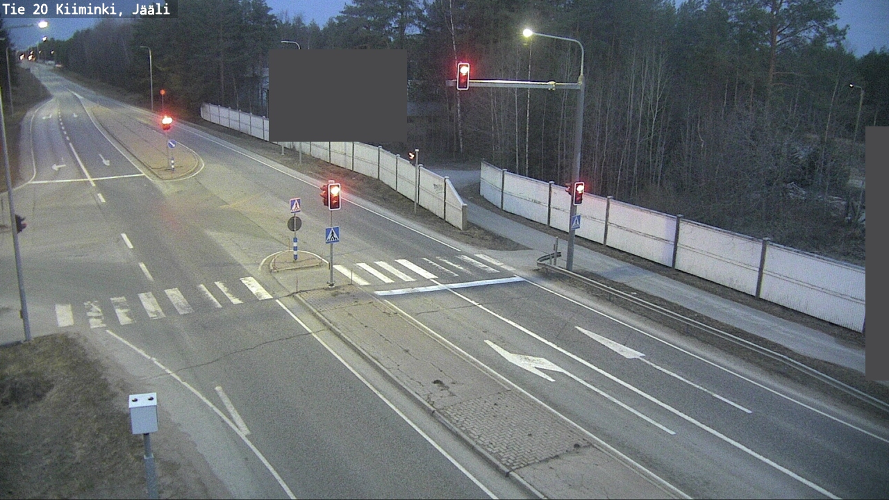 Weather Camera Image Road 20 Oulu Kiiminki, Jääli, Oulu, Pohjois-Pohjanmaa