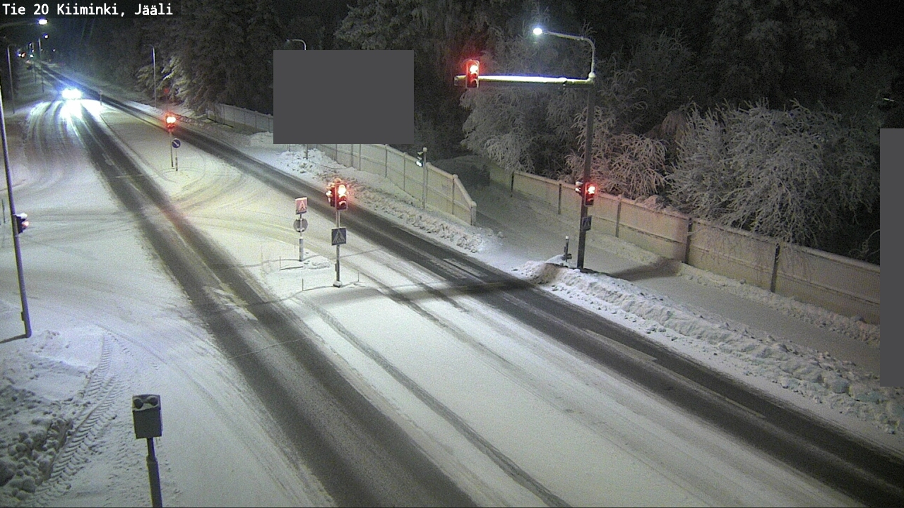 Weather Camera Image Väg 20 Uleåborg Kiiminki, Jääli, Oulu, Pohjois-Pohjanmaa