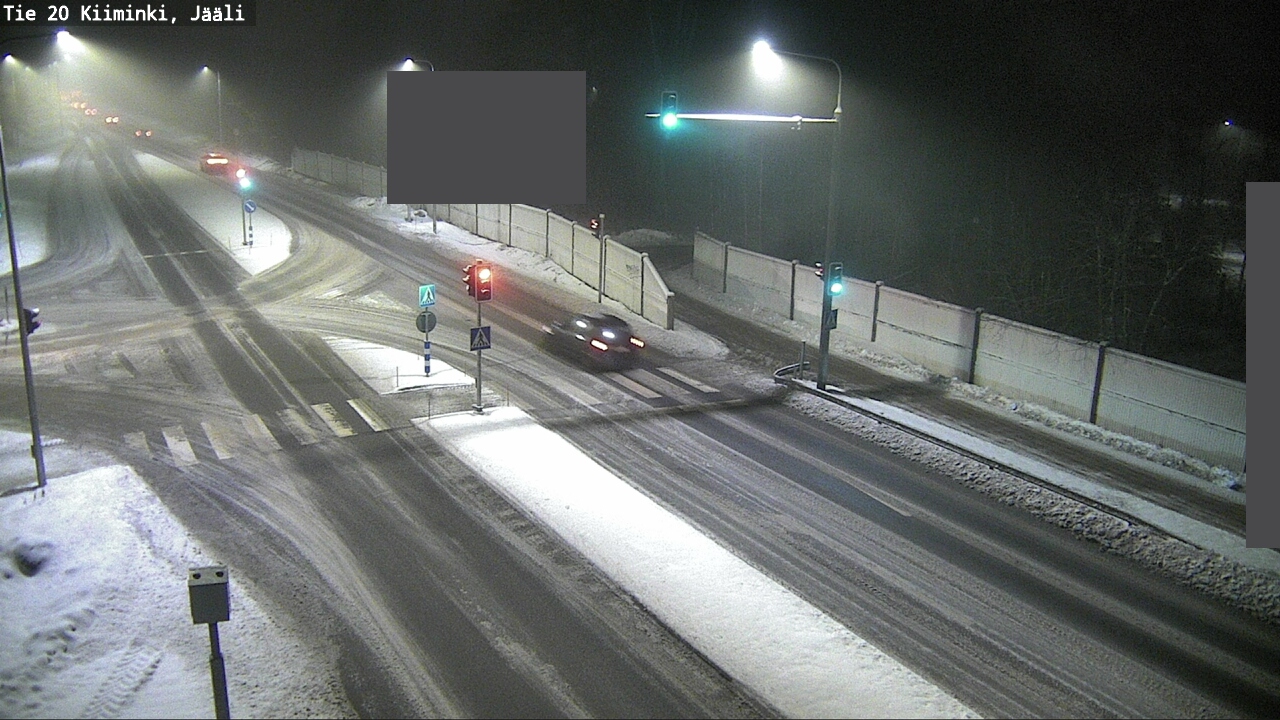 Weather Camera Image Road 20 Oulu Kiiminki, Jääli, Oulu, Pohjois-Pohjanmaa