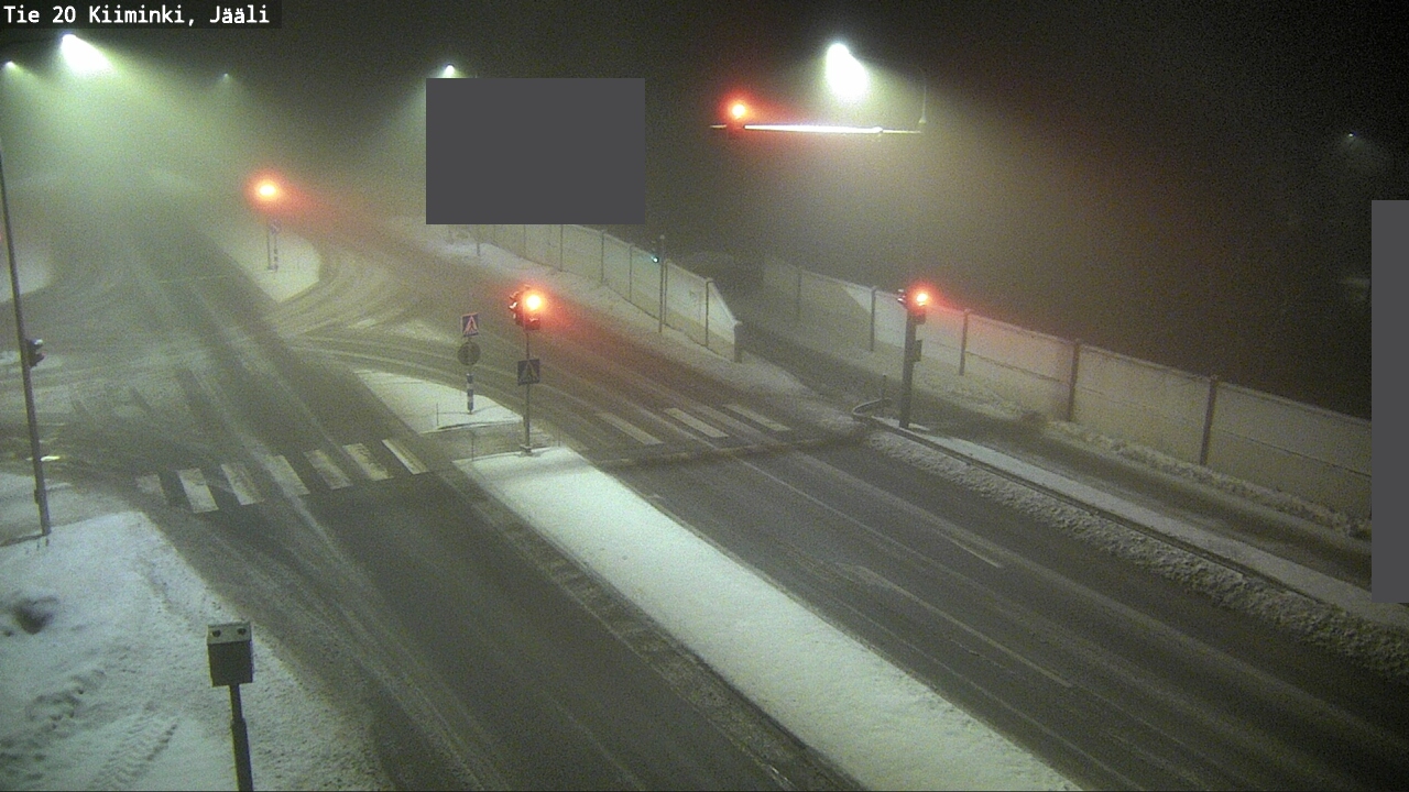 Weather Camera Image Road 20 Oulu Kiiminki, Jääli, Oulu, Pohjois-Pohjanmaa