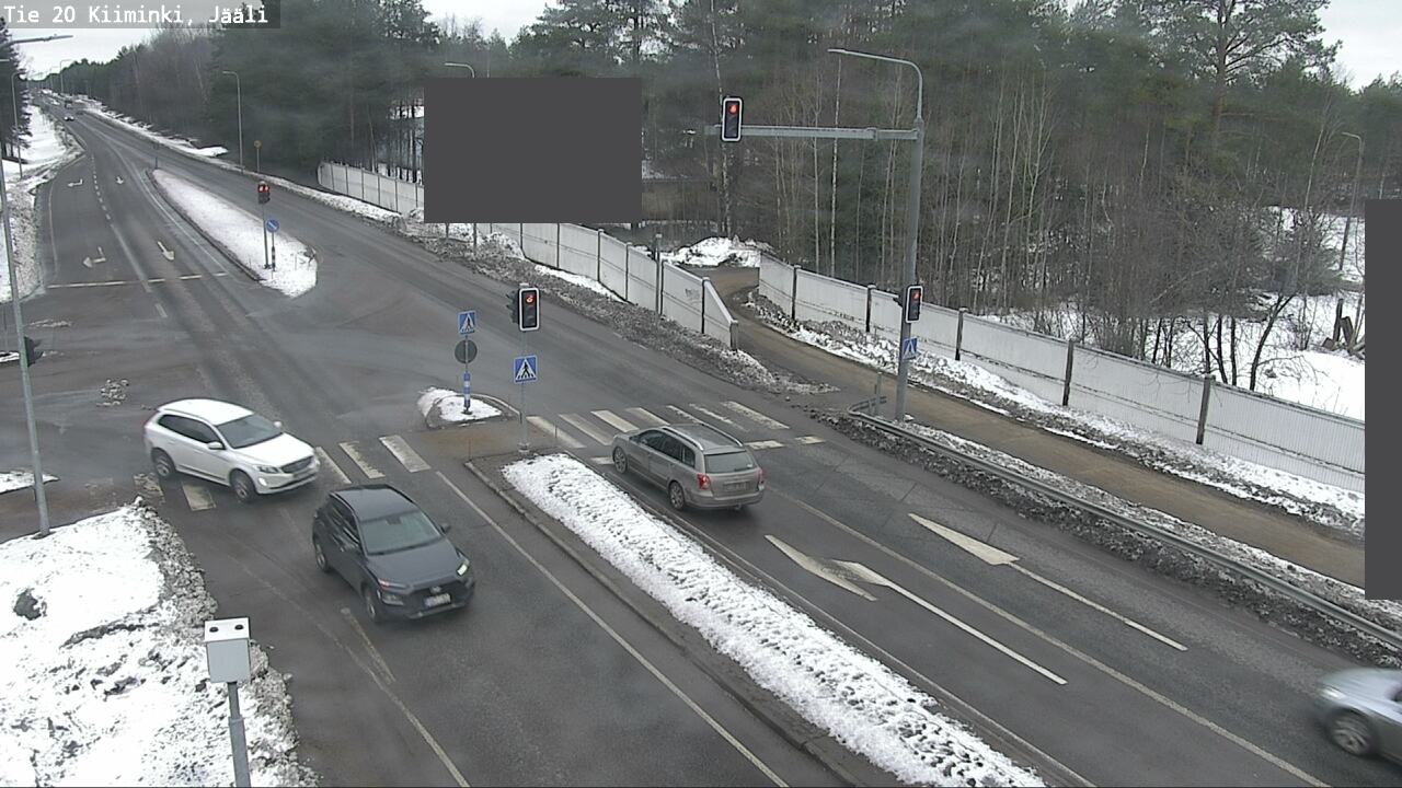 Weather Camera Image Väg 20 Uleåborg Kiiminki, Jääli, Oulu, Pohjois-Pohjanmaa