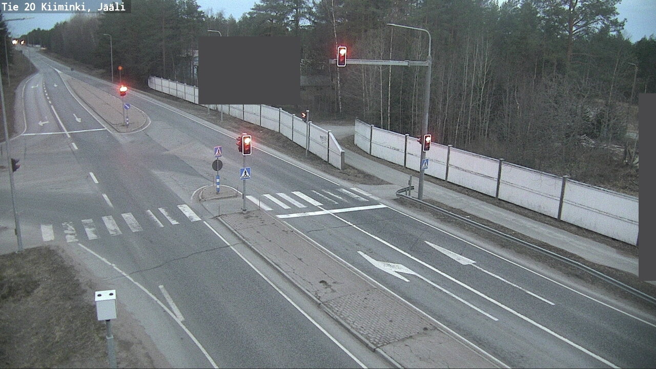 Weather Camera Image Road 20 Oulu Kiiminki, Jääli, Oulu, Pohjois-Pohjanmaa
