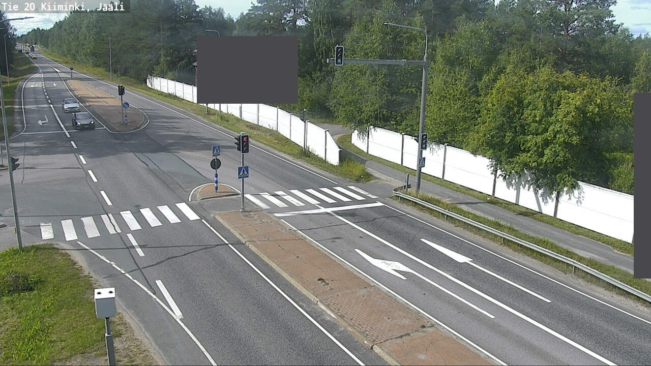 Weather Camera Image Väg 20 Uleåborg Kiiminki, Jääli, Oulu, Pohjois-Pohjanmaa