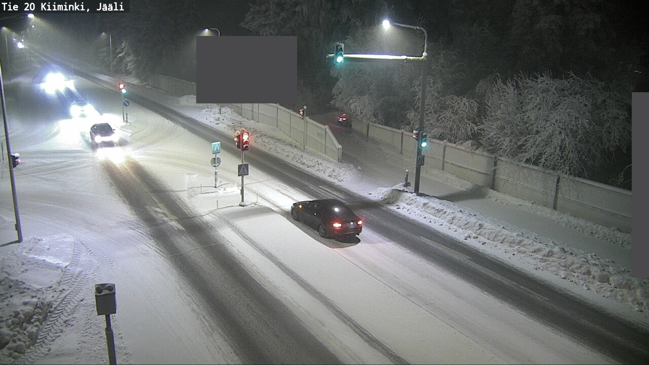 Weather Camera Image Väg 20 Uleåborg Kiiminki, Jääli, Oulu, Pohjois-Pohjanmaa