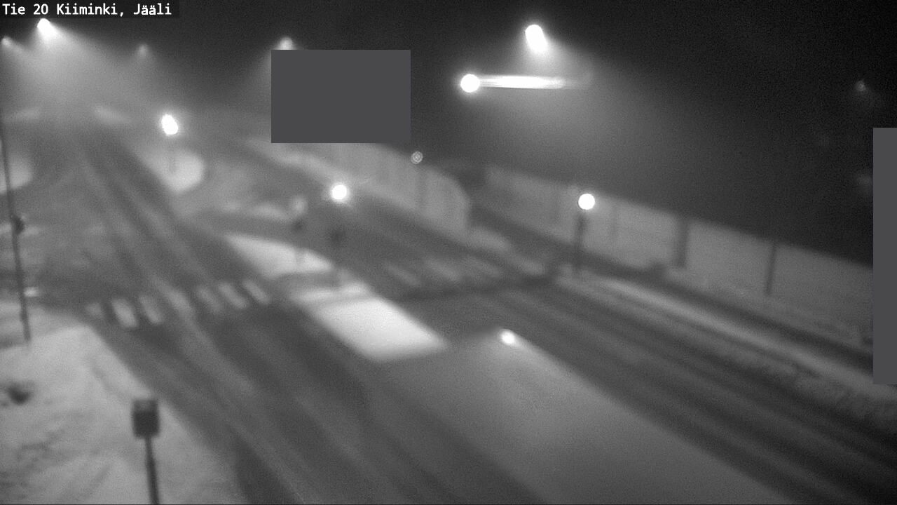 Weather Camera Image Road 20 Oulu Kiiminki, Jääli, Oulu, Pohjois-Pohjanmaa