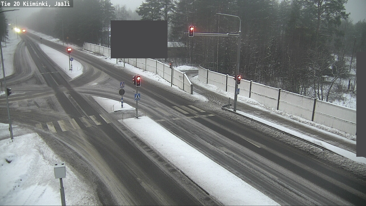 Weather Camera Image Road 20 Oulu Kiiminki, Jääli, Oulu, Pohjois-Pohjanmaa