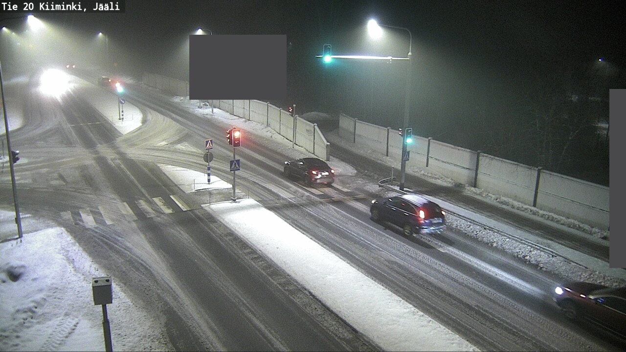 Weather Camera Image Road 20 Oulu Kiiminki, Jääli, Oulu, Pohjois-Pohjanmaa
