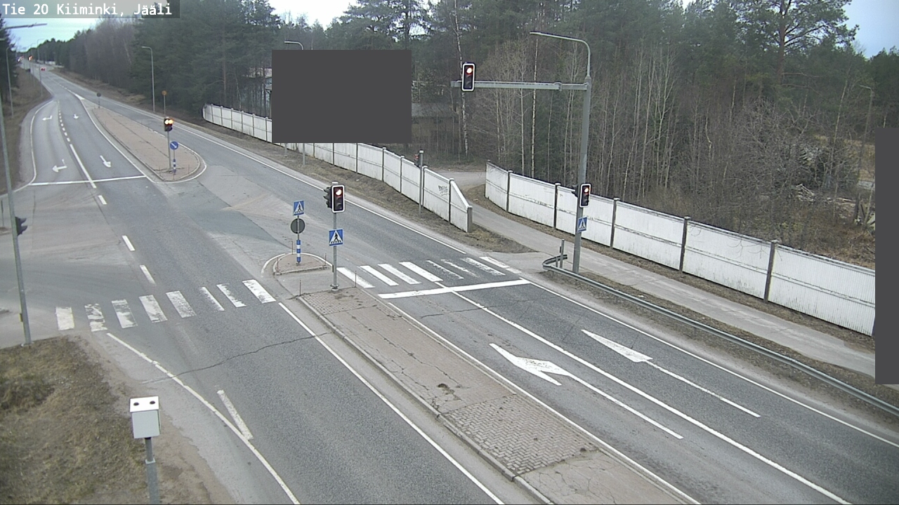 Weather Camera Image Road 20 Oulu Kiiminki, Jääli, Oulu, Pohjois-Pohjanmaa