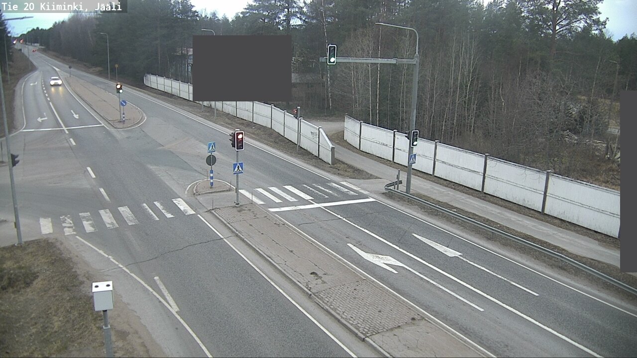 Weather Camera Image Road 20 Oulu Kiiminki, Jääli, Oulu, Pohjois-Pohjanmaa