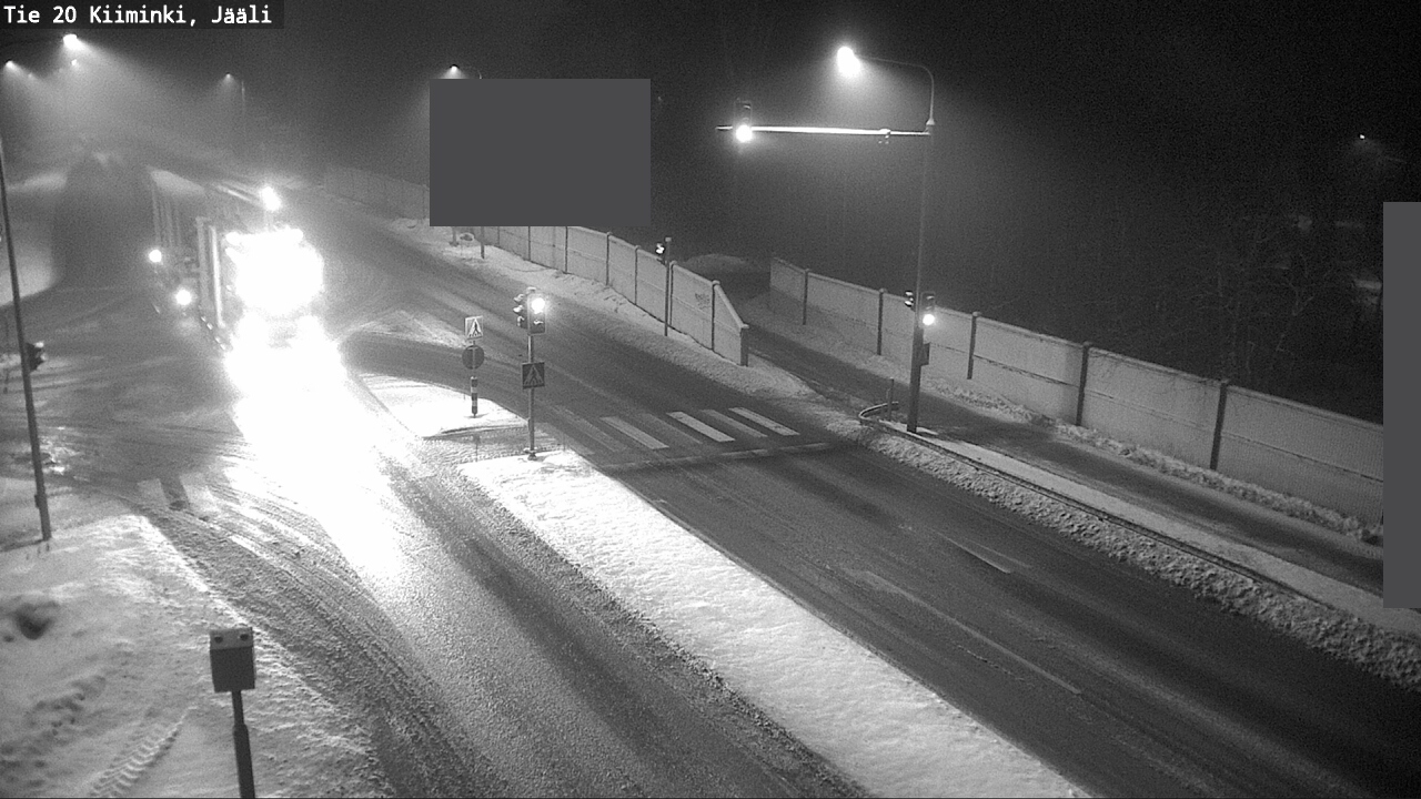 Weather Camera Image Road 20 Oulu Kiiminki, Jääli, Oulu, Pohjois-Pohjanmaa