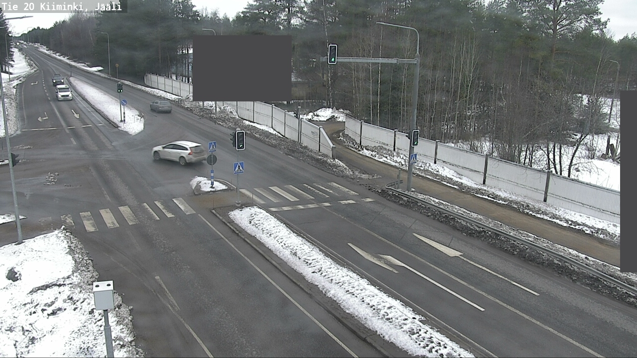 Weather Camera Image Väg 20 Uleåborg Kiiminki, Jääli, Oulu, Pohjois-Pohjanmaa